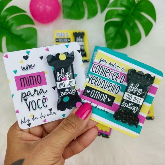 Card com Balinha- Dia das Mães