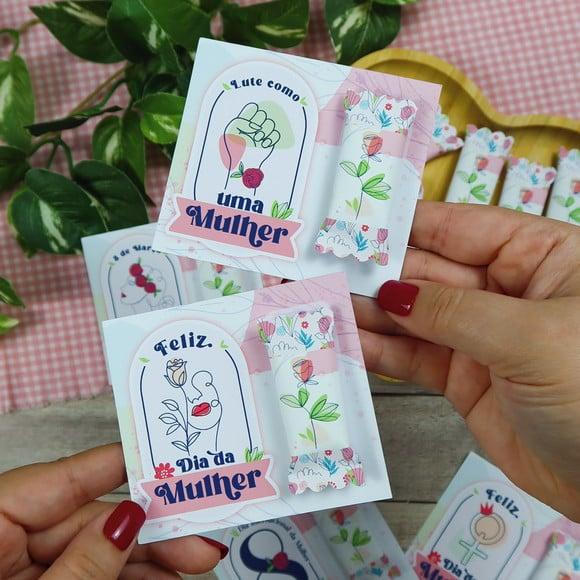 Card com Balinha- Dia das Mulheres