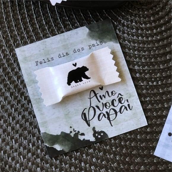 Card com Balinha- Dia dos Pais