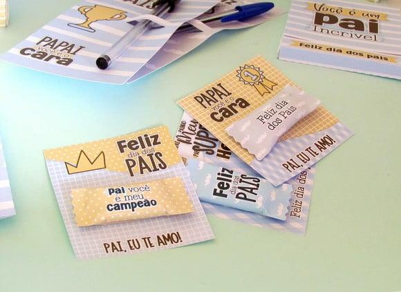 Card com Balinha- Dia dos Pais