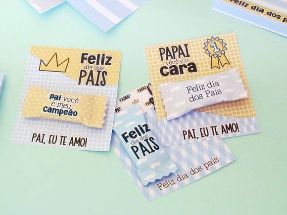 Card com Balinha- Dia dos Pais
