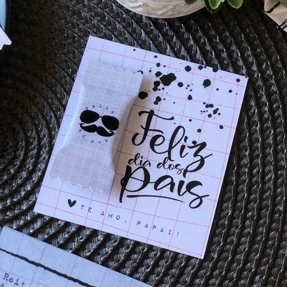 Card com Balinha- Dia dos Pais