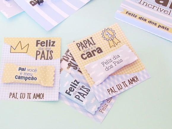 Card com Balinha- Dia dos Pais