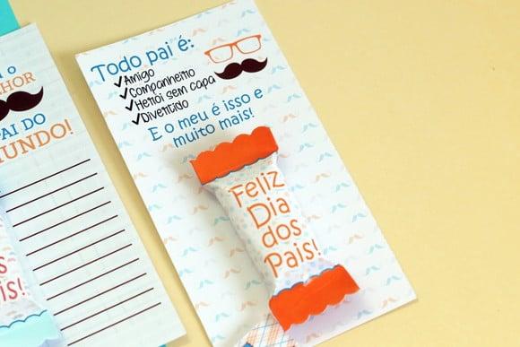 Card com Balinha- Dia dos Pais