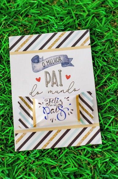 Card com Balinha- Dia dos Pais