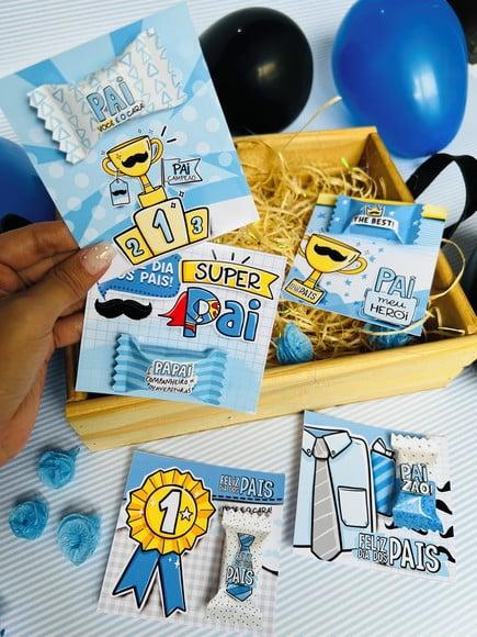 Card Com Balinha- Dia Dos Pais