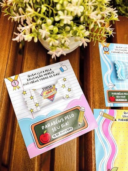 Card Com Balinha- Dia Dos Professores