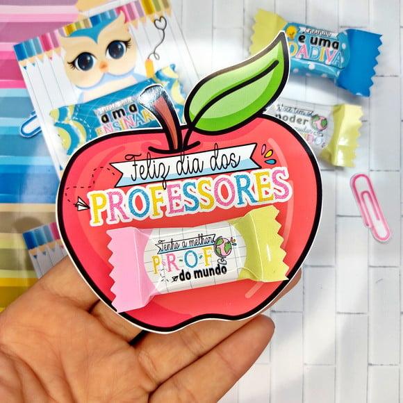 Card Com Balinha- Dia Dos Professores
