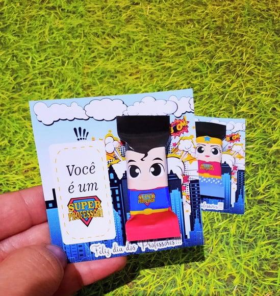 Card Com Balinha- Dia Dos Professores
