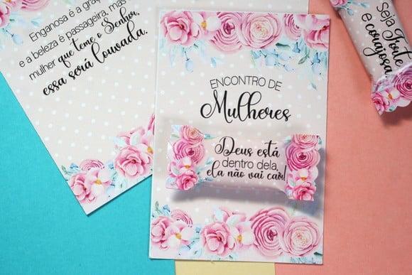 Card com Balinha- Encontro de Mulheres