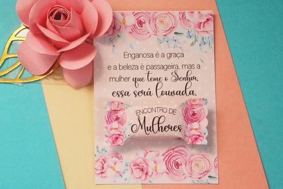 Card com Balinha- Encontro de Mulheres