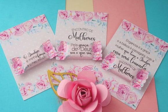 Card com Balinha- Encontro de Mulheres
