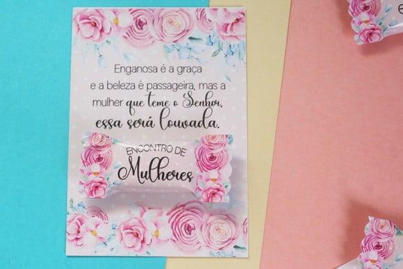 Card com Balinha- Encontro de Mulheres