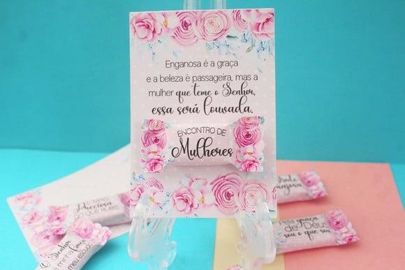 Card com Balinha- Encontro de Mulheres