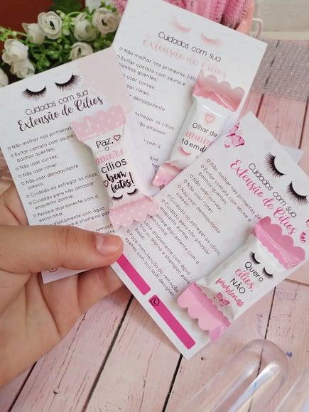 Card com Balinha- Extenção de Cílios