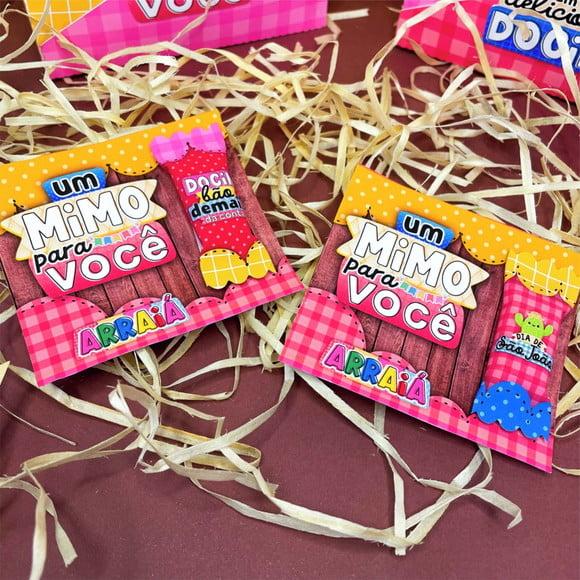 Card com Balinha- Festa Junina