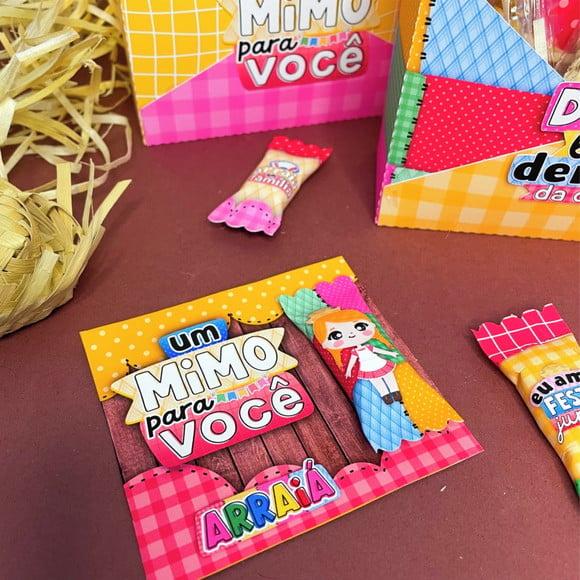 Card com Balinha- Festa Junina