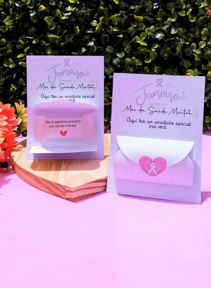 Card com Balinha- Janeiro Branco