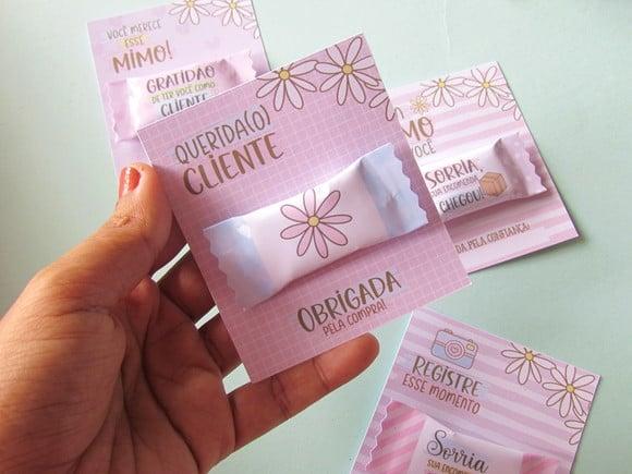 Card com Balinha- Mimo Cliente