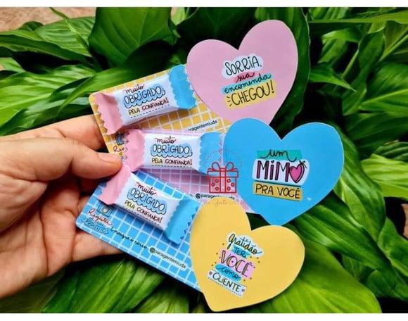 Card com Balinha- Mimo Cliente