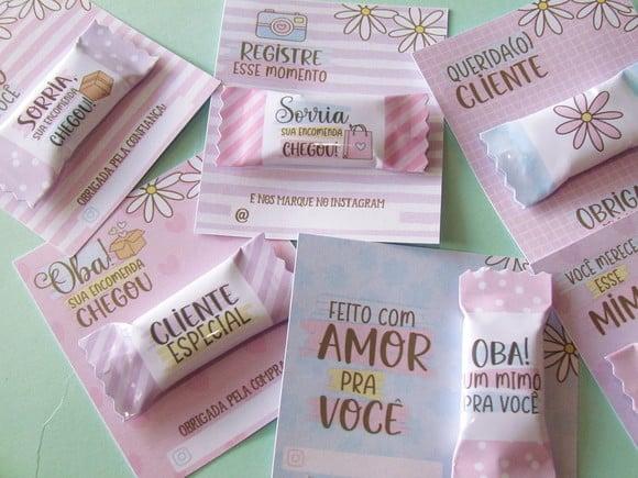 Card com Balinha- Mimo Cliente