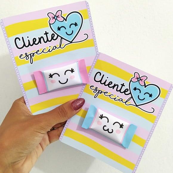 Card com Balinha- Mimo Cliente
