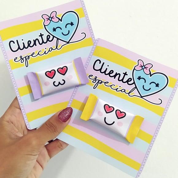 Card com Balinha- Mimo Cliente
