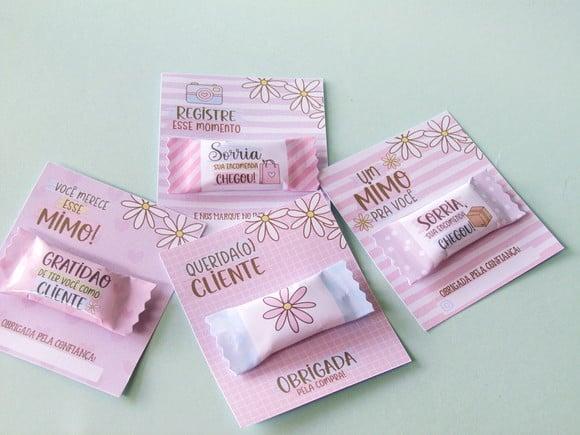 Card com Balinha- Mimo Cliente