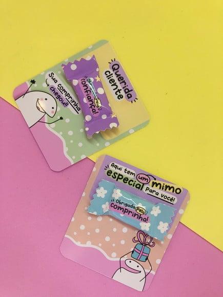 Card com Balinha- Mimo Cliente