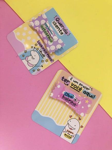 Card com Balinha- Mimo Cliente