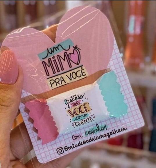 Card com Balinha- Mimo Cliente