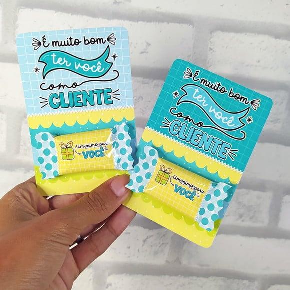 Card Com Balinha- Mimo Cliente