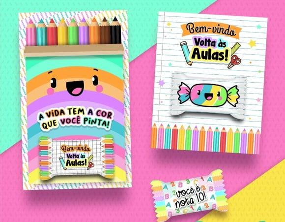 Card com Balinha- Mimo Volta as Aulas