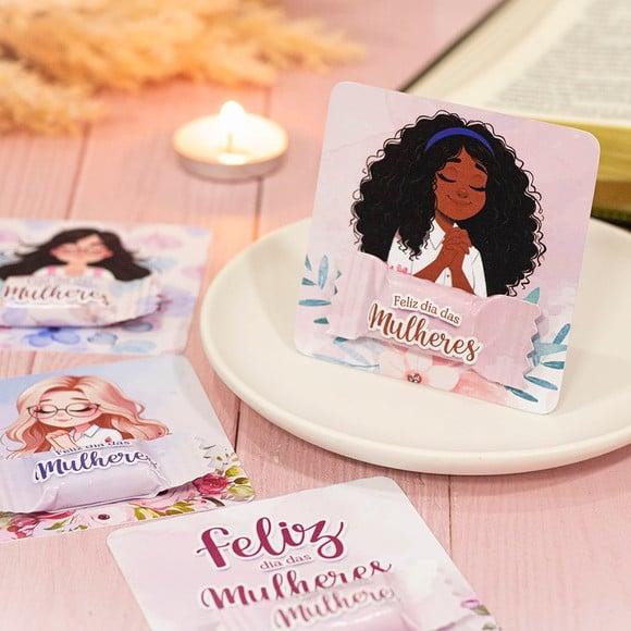 Card com Balinha- Mulher Cristãmulher c