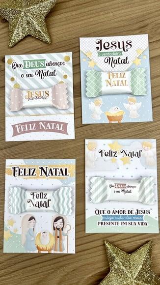 Card com Balinha- Natal