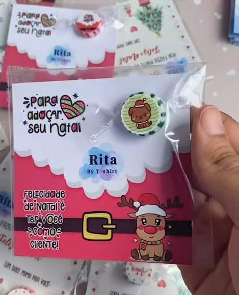 Card com Balinha- Natal