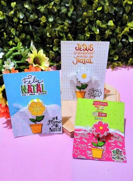 Card com Balinha- Natal