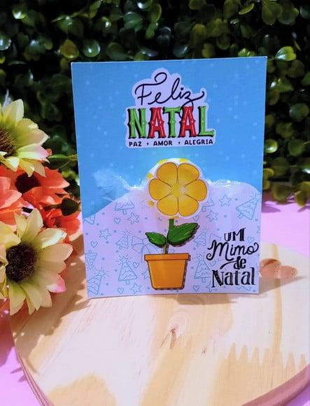 Card com Balinha- Natal
