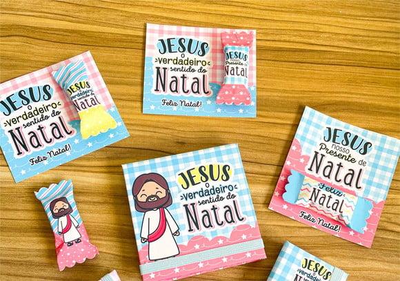 Card com Balinha- Natal