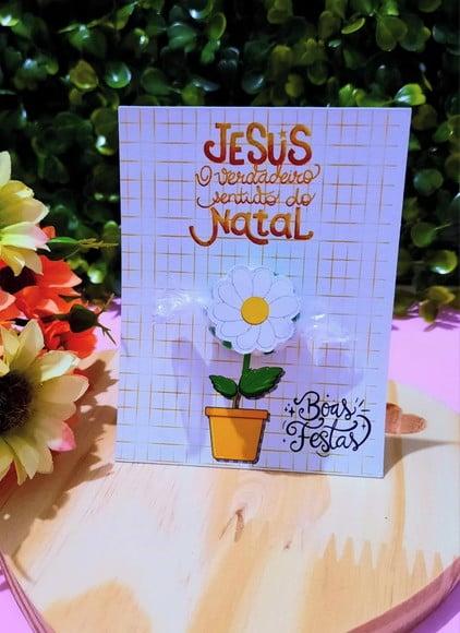 Card com Balinha- Natal