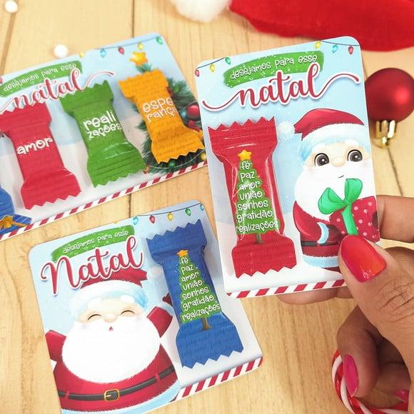Card com Balinha- Natal