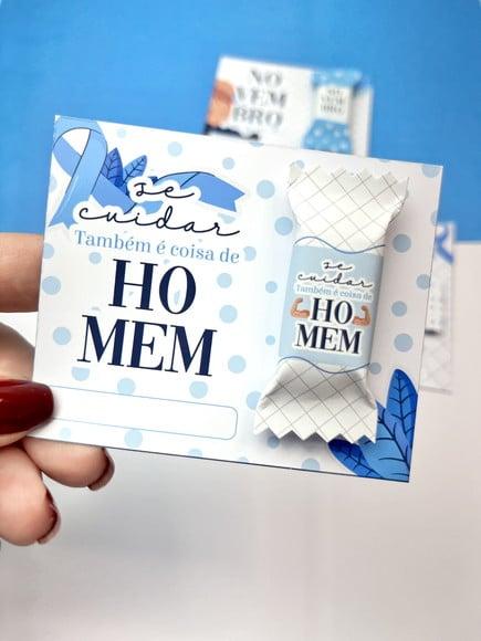 Card com Balinha- Novembro Azul