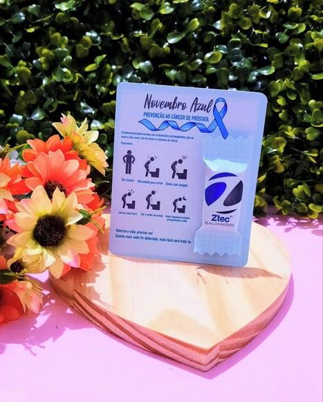 Card com Balinha- Novembro Azul