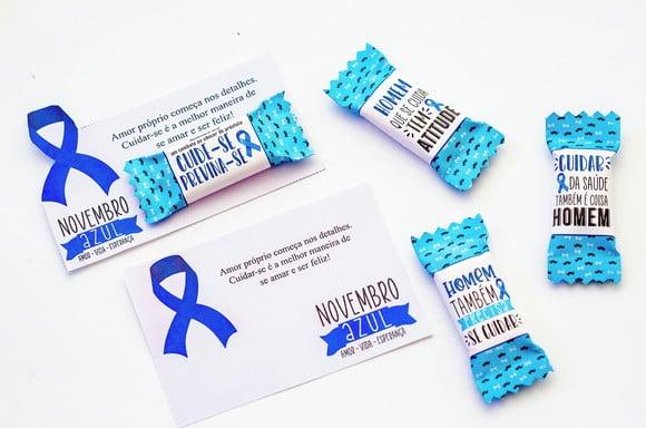 Card com Balinha- Novembro Azul