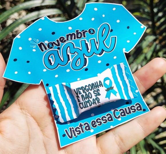 Card Com Balinha- Novembro Azul