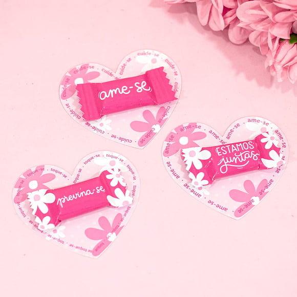 Card com Balinha- Outubro Rosa