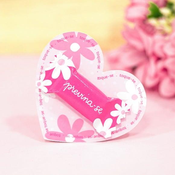 Card com Balinha- Outubro Rosa