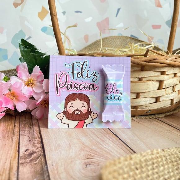 Card com Balinha- Páscoa