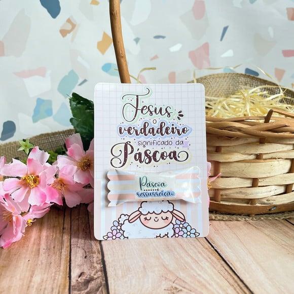 Card com Balinha- Páscoa