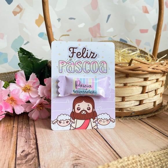 Card com Balinha- Páscoa